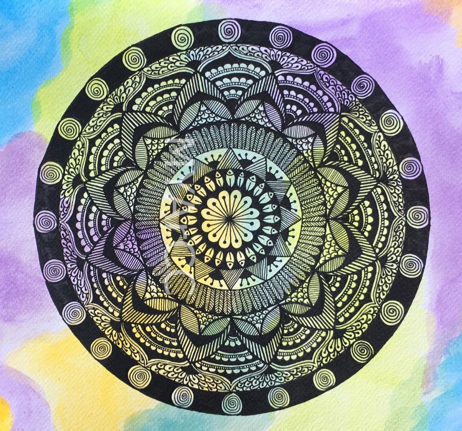 Mandala Art Multi coloured